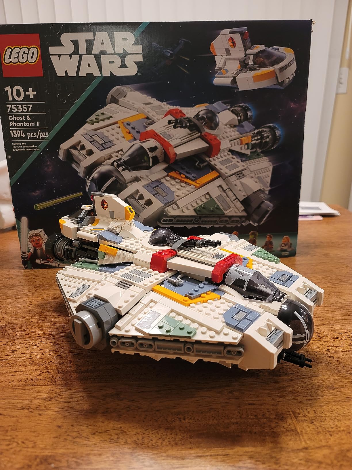 LEGO Star Wars Ahsoka Ghost and Phantom II Spaceship Toy - Star Wars Building Toys Set for Kids, Boys & Girls, Ages 10+ - Gifts for Birthdays - 5 Minifigures - 75357 customer photo 2