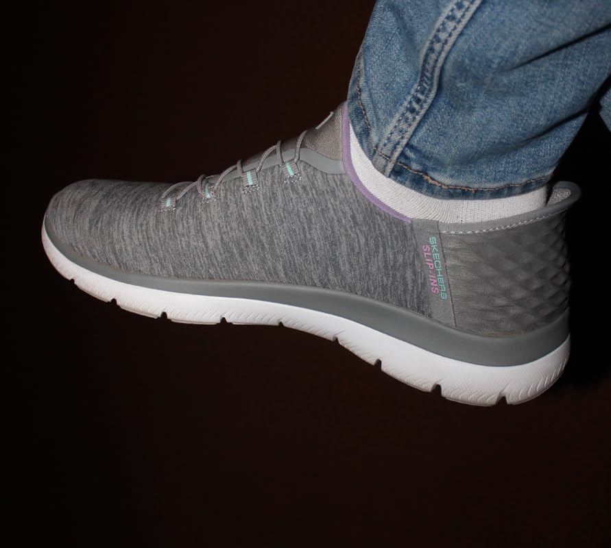 Skechers Women's Summits - Dazzling Haze Hands-Free Slip-Ins - Memory Foam Insole, Heel Pillow, Vegan Materials Sneaker customer photo 1