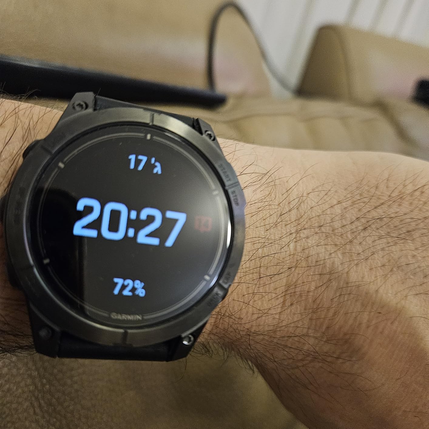 Garmin epix Pro (Gen 2) Sapphire Edition, 47mm, High Performance Smartwatch, Advanced Training Technology, Built-in Flashlight, Black customer photo 2