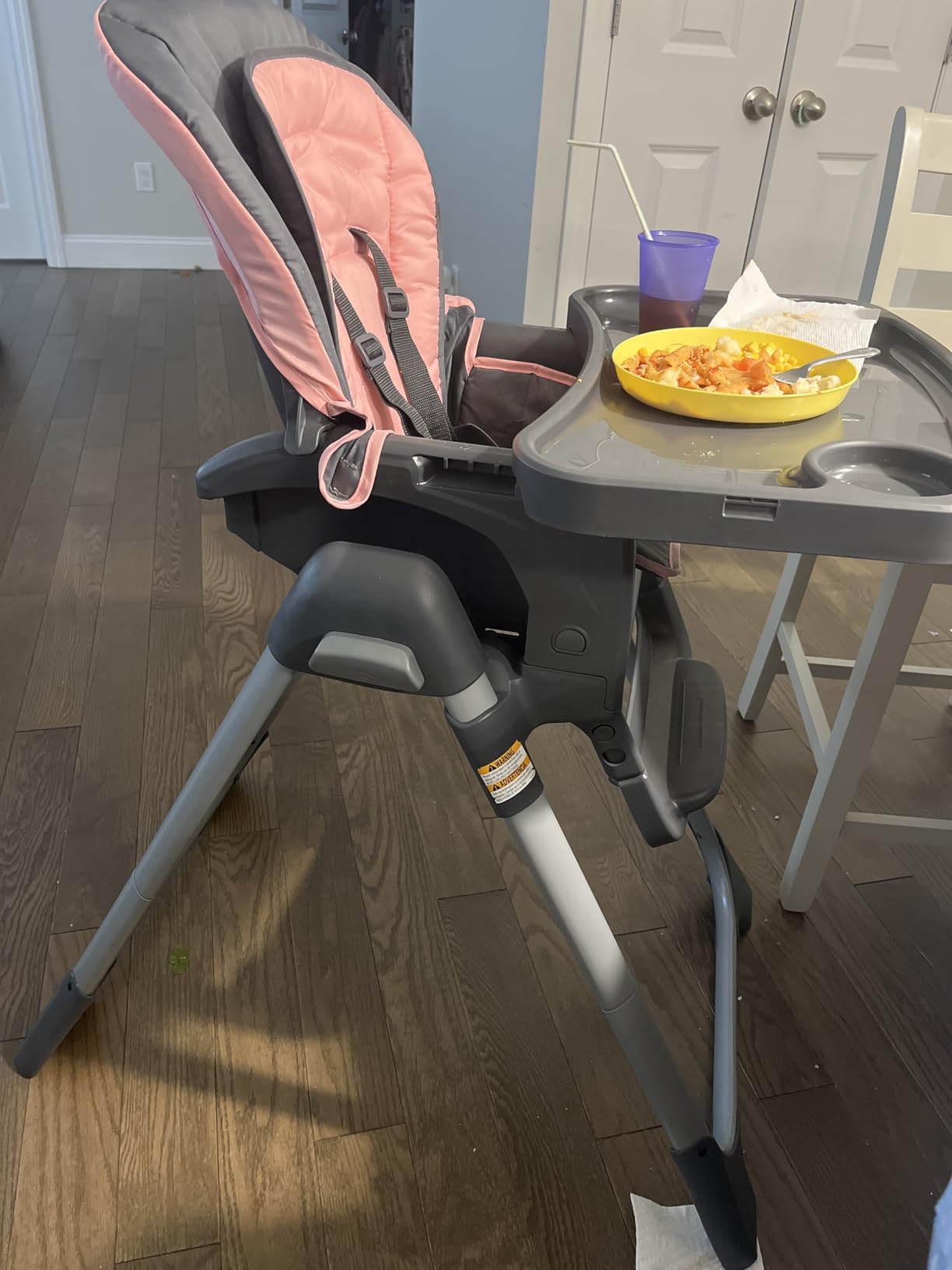 Baby Trend Sit Right 2.0 3-in-1 High Chair, Cozy Pink customer photo 1
