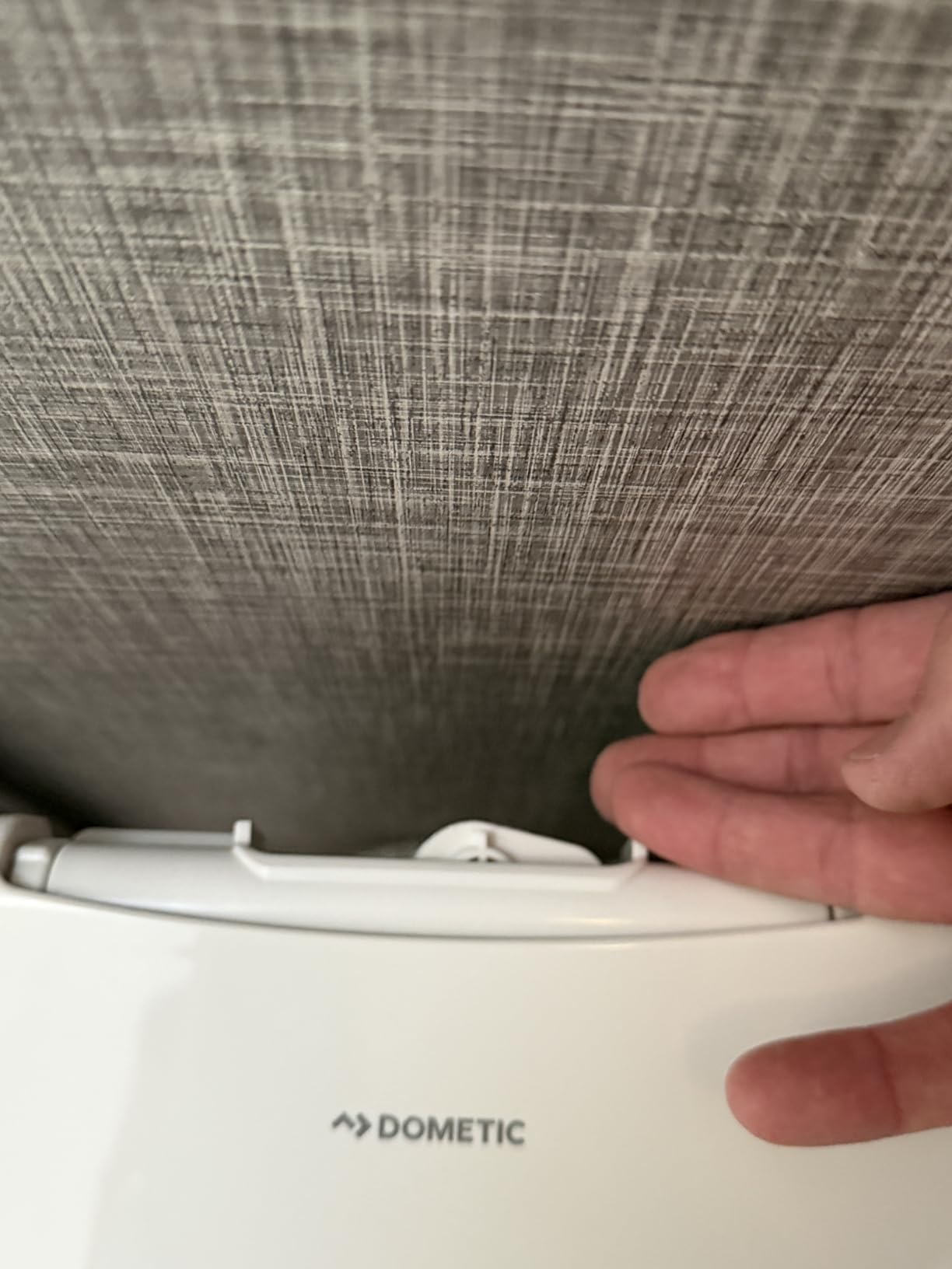 Dometic Model 410 Complete RV Toilet - Round Porcelain Bowl, Universal Fit & 2-Bolt Mount, 18 Chair Height Residential-Style, Gravity Flush Toilet with Soft-Close Seat, White (9610008259) customer photo 1