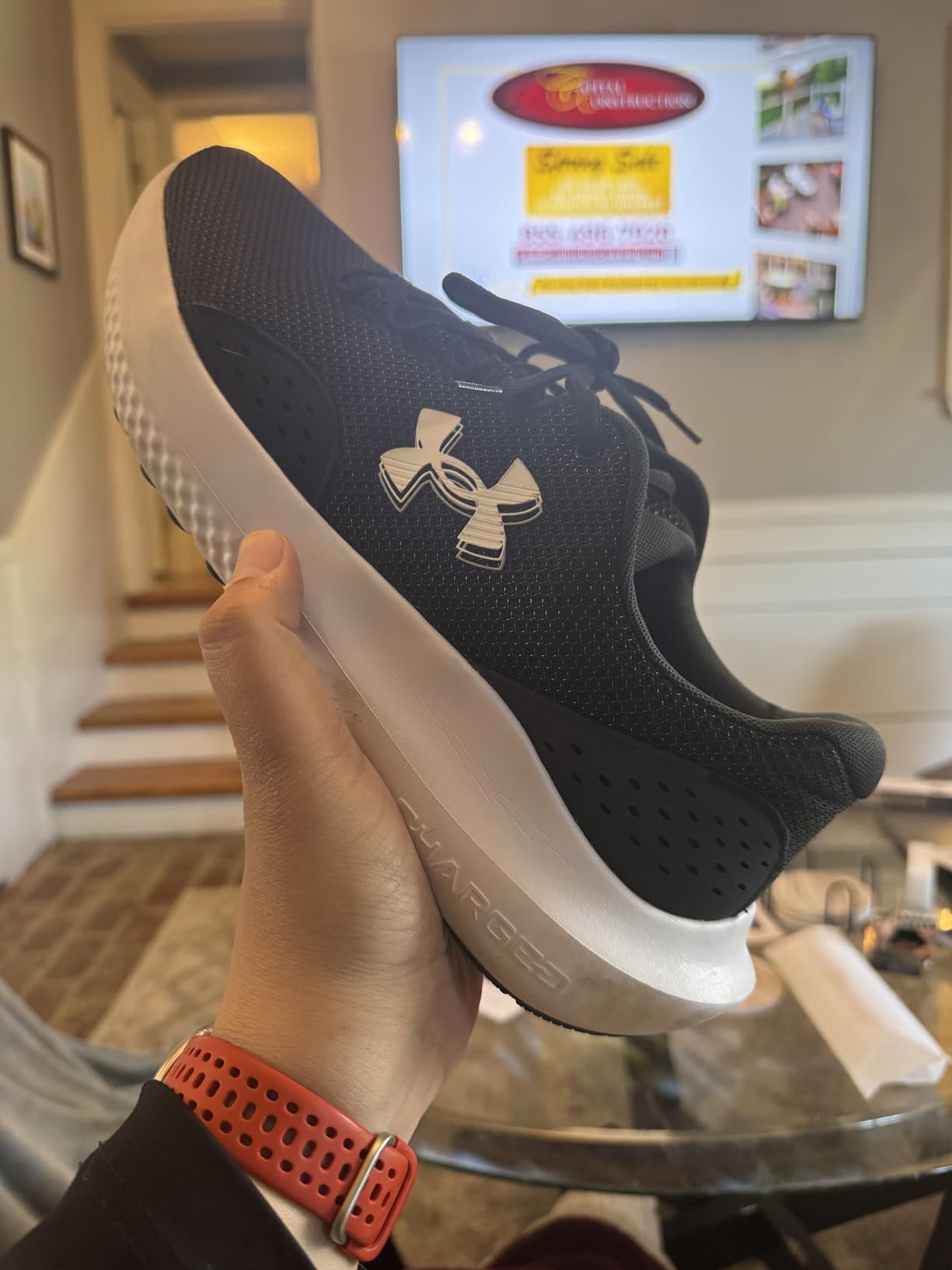 Under Armour Men's Charged Surge 4 Sneaker customer photo 1