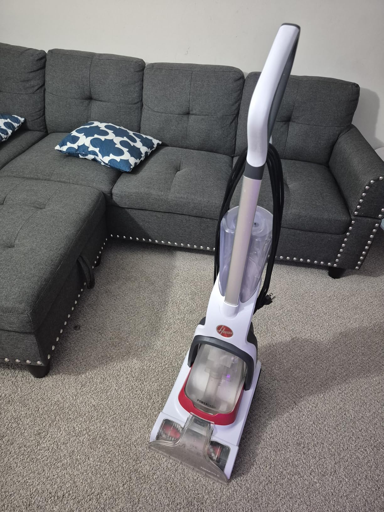 Hoover PowerDash Pet+ Compact Carpet Cleaner Machine, Lightweight Carpet Shampooer Machine customer photo 1