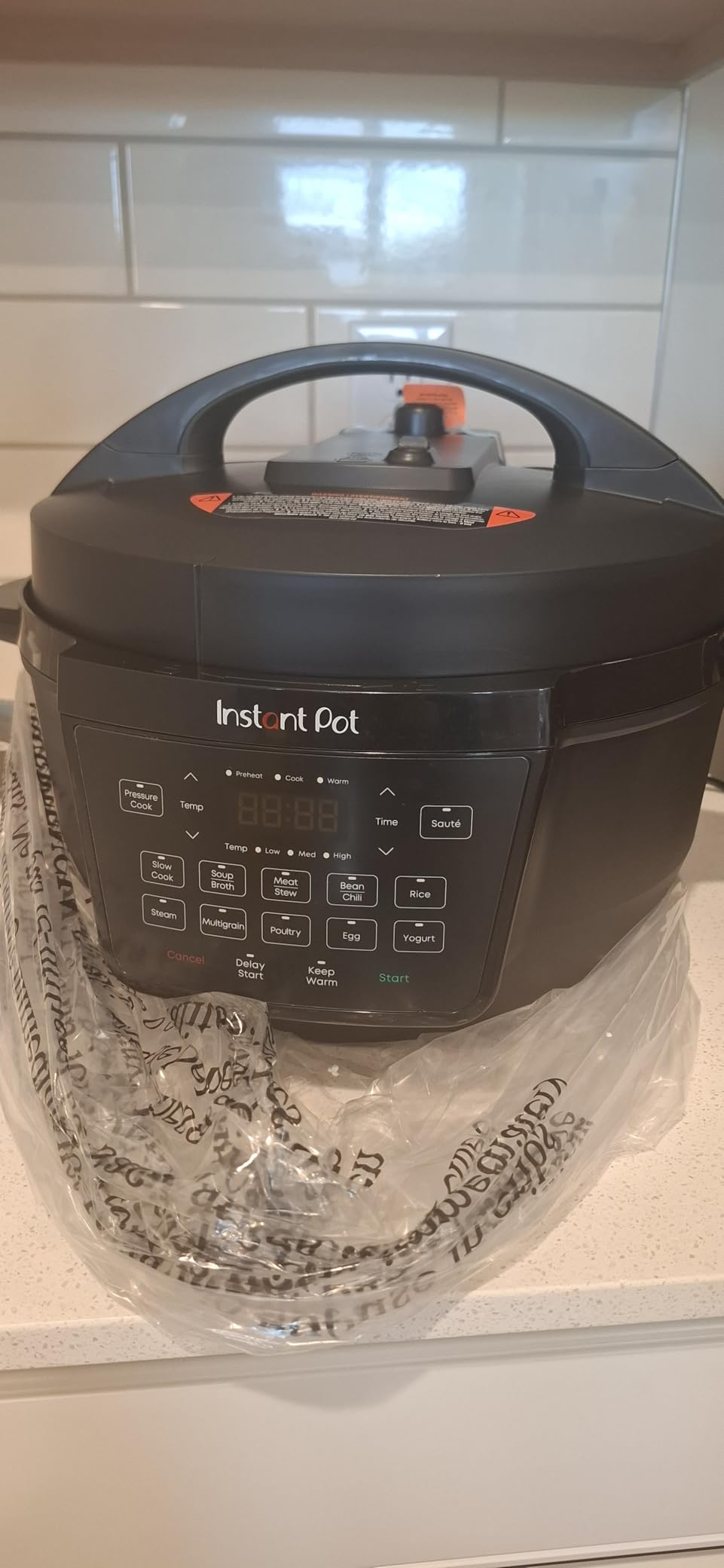 Instant Pot 7.5QT RIO Wide, 7-in-1 Electric Multi-Cooker, Pressure Cooker, Slow Cook, Rice, Steamer, Sauté, Yogurt & Warmer, Wide Base, Large Searing Base, WhisperQuiet Steam Release customer photo 1