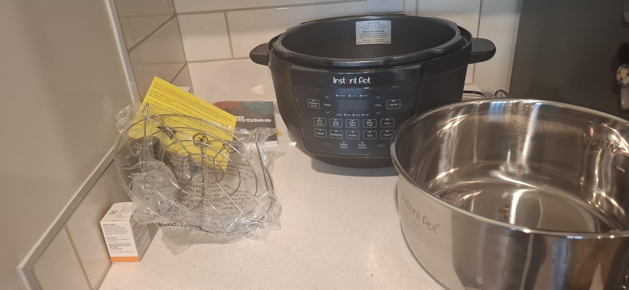 Instant Pot 7.5QT RIO Wide, 7-in-1 Electric Multi-Cooker, Pressure Cooker, Slow Cook, Rice, Steamer, Sauté, Yogurt & Warmer, Wide Base, Large Searing Base, WhisperQuiet Steam Release customer photo 2