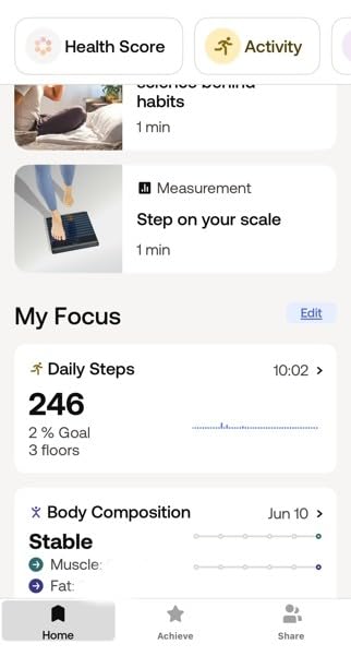 WITHINGS Body Smart - Accurate Scale for Body Weight and Fat Percentage, Body Composition Wi-Fi and Bluetooth Weight Scale, Baby Weight Scale, Smart Scale Apple Health Compatible, Bathroom Scale customer photo 2
