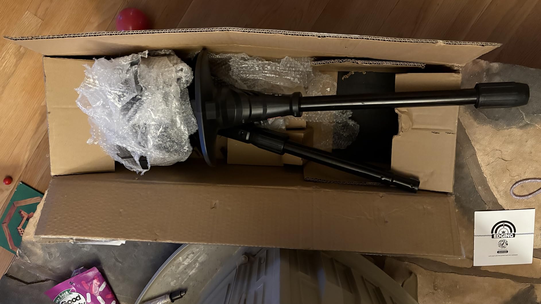MZK 20V Cordless Tiller Cultivator with Steel Tines, 8-inch Wide Battery Powered Garden Cultivator, 360RPM Electric Tiller for Lawn/Gardening/Soil Cultivation (2 * 2AH Battery&Charger Included),TC08D01 customer photo 2