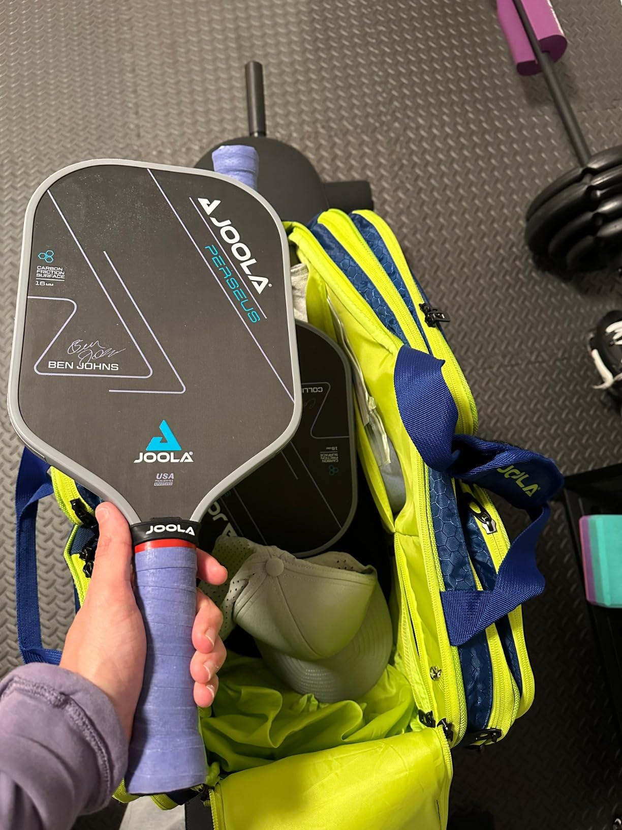 JOOLA Professional Pickleball Paddles - Charged Surface Technology for Power & Feel - Select Perseus or Hyperion Shape - Fully Encased Carbon Fiber - USAP Approved - Well Balanced w/Pop & Control customer photo 2