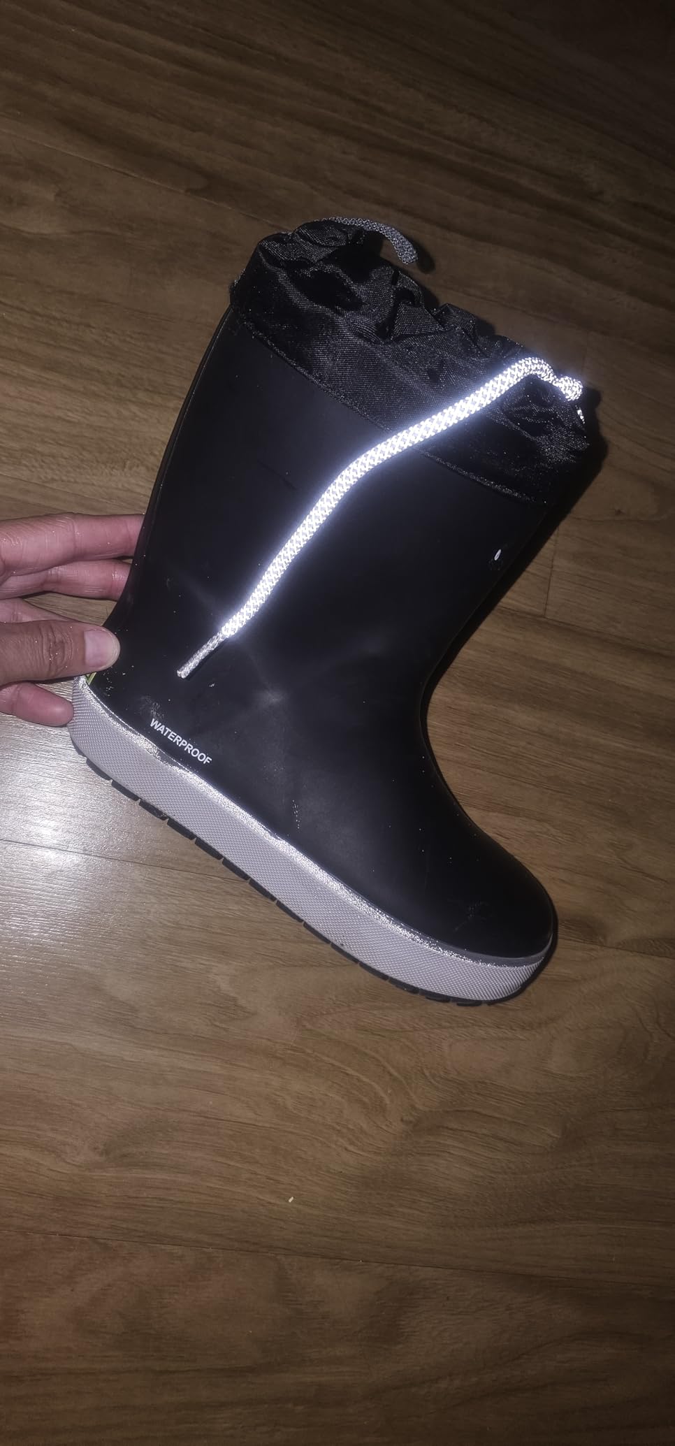 Western Chief Kids Element Kid Friendly, Lightweight, Waterproof Rain Boot with Cozy Lining - Perfect Outdoor Boots for Boys and Girls customer photo 2