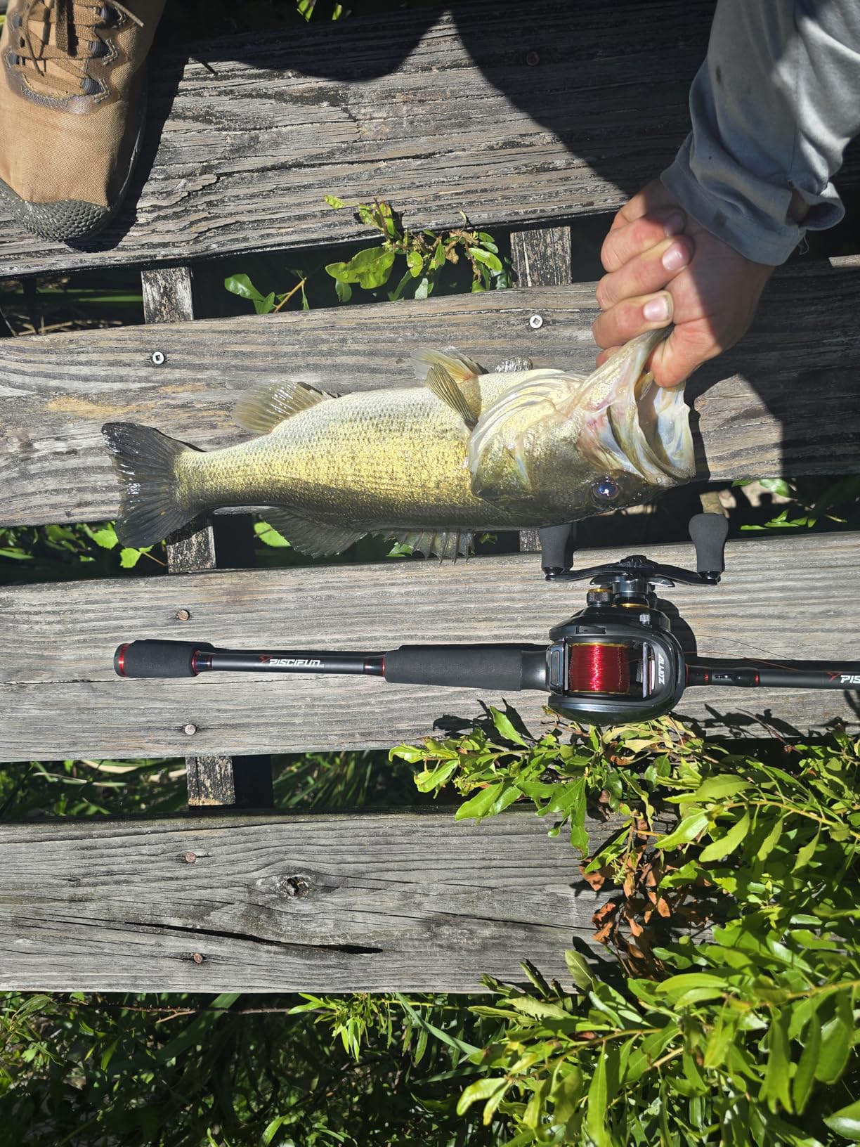 Piscifun Torrent Fishing Rod, IM6 Carbon Baitcaster Rod & Spinning Rod, High Sensitive Lightweight Casting Rod & Spinning Fishing Rod, Zirconium Oxide Rings, 2 Pieces Baitcast Rod & Spin Rod customer photo 1
