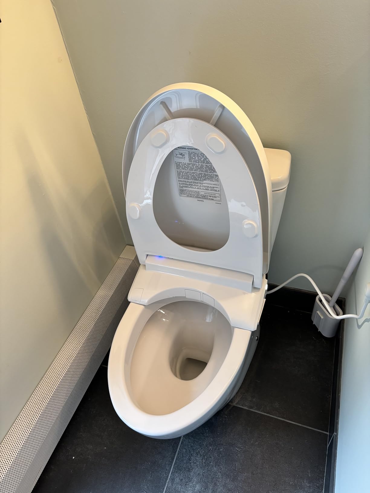 TOTO WASHLET+ S7A Electronic Bidet Toilet Seat with EWATER+ Bowl and Wand Cleaning, Auto Open and Close Contemporary Lid, Elongated, Cotton White - SW4736AT40#01 customer photo 1