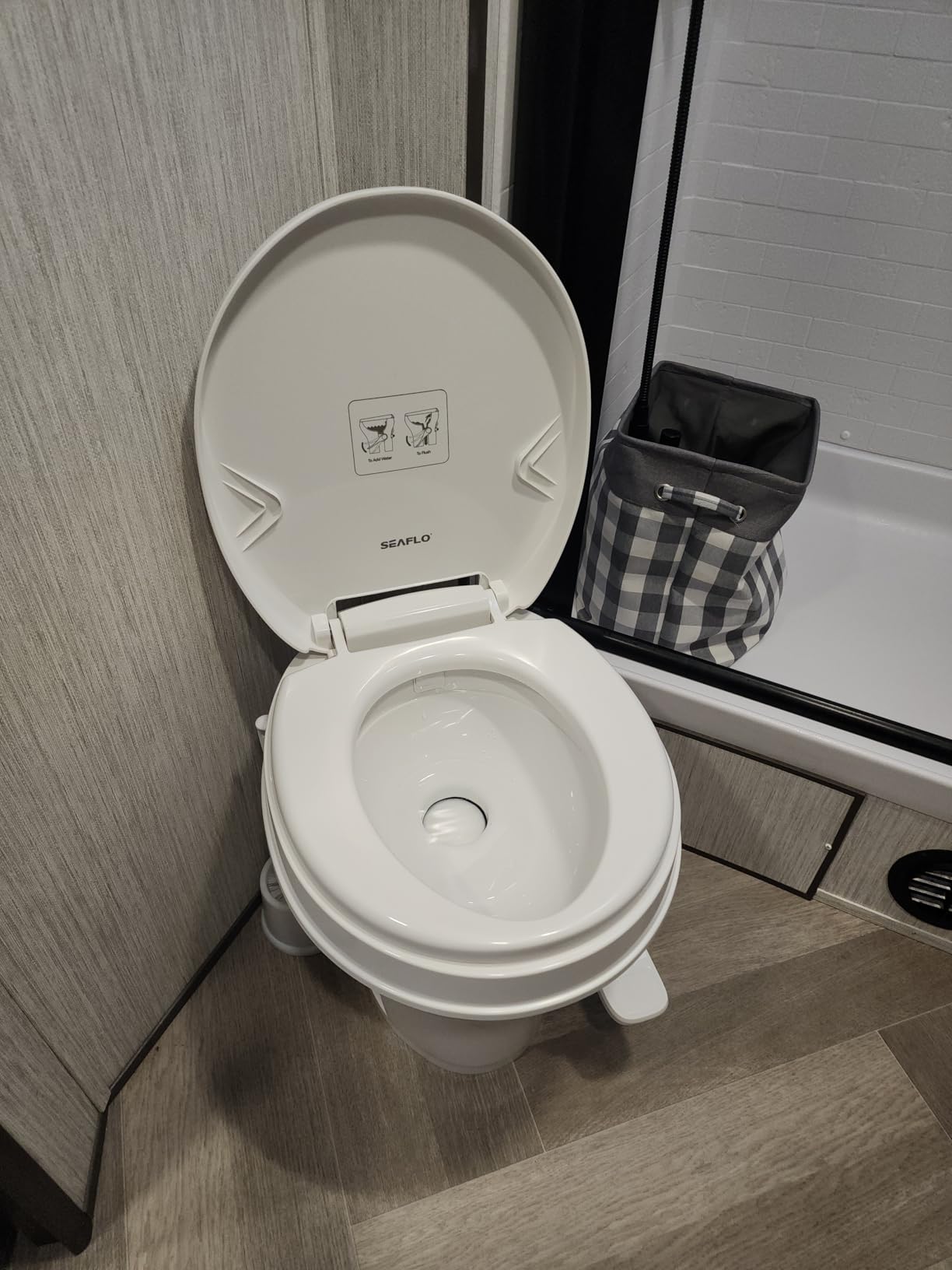 SEAFLO RV Toilet, Residential Height 18.4