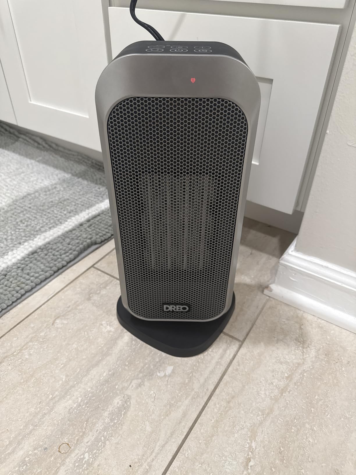 DREO Quiet Space Heater, 1500W Portable Heaters for Indoor Use with Remote, 70° Oscillation, Fast and Safety Electric PTC Ceramic for Desk Office Bedroom, 12H Timer customer photo 2