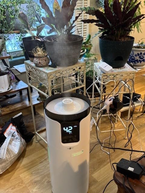 Humidifier large room 16L/4.2Gal - Lacidoll Whole house Humidifier for Home1500 sq.ft. Ultrasonic Cool Mist Humidifiers for Bedroom with Extension Tube & Aroma Box & Night light, White customer photo 2