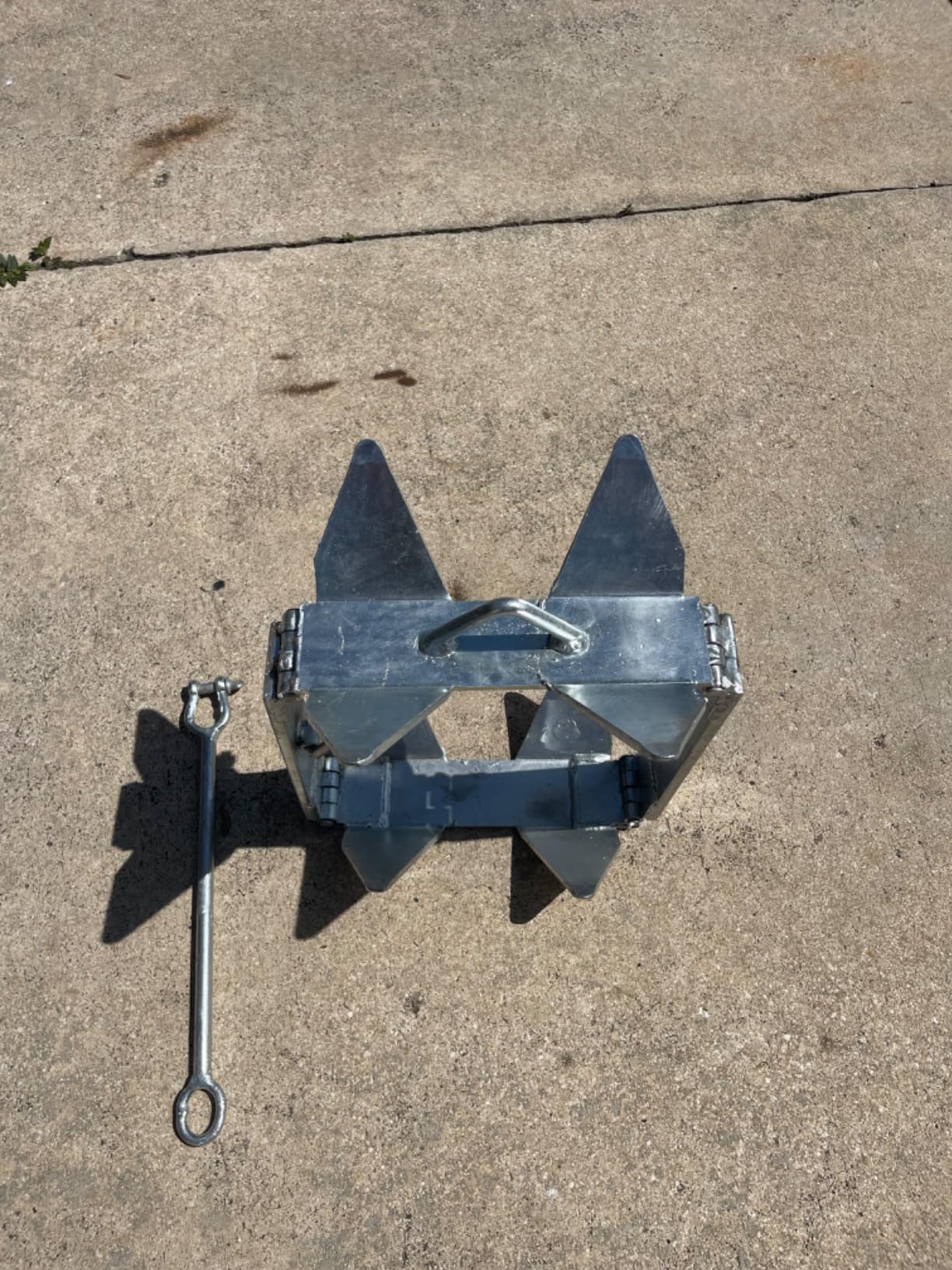Box Anchor for Boats - Folding Boat Anchor Hot Dip Galvanized customer photo 1