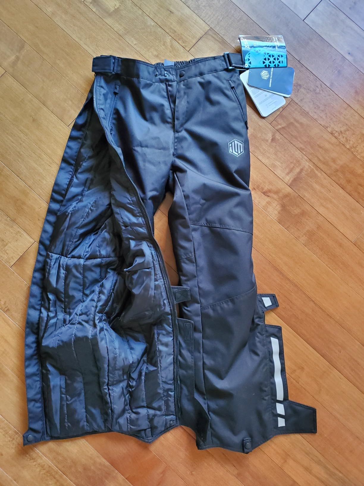ILM Detachable Winter Motorcycle Riding Pants Men CE 2 Armored with Full Leg Zipper Cold Weather Dirt Bike Overpants PF1 customer photo 2