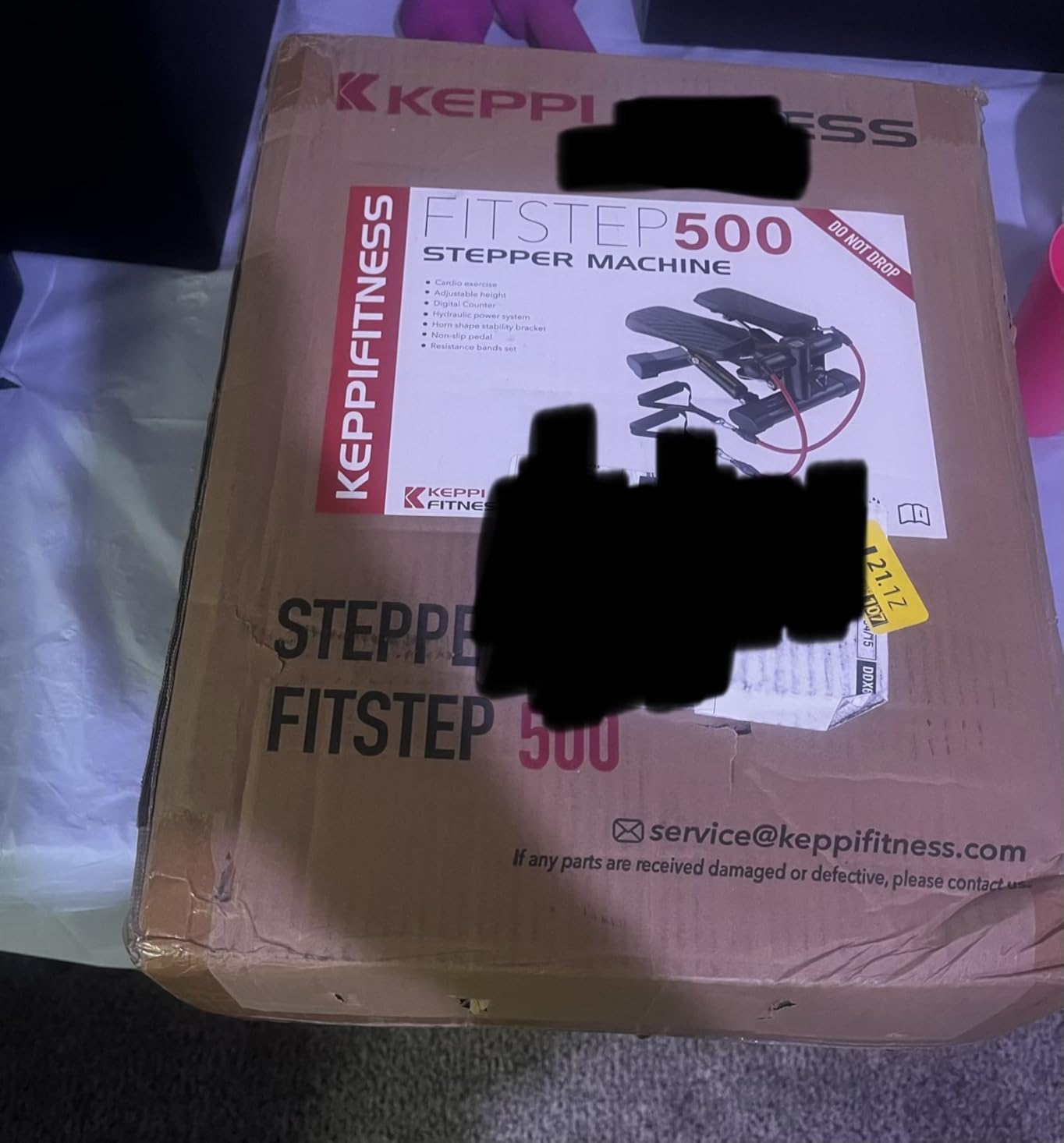 KeppiFitness Steppers for Exercise at Home, Stair Stepper with Resistance Bands for Home Cardio Exercise - FITSTEP Series customer photo 1