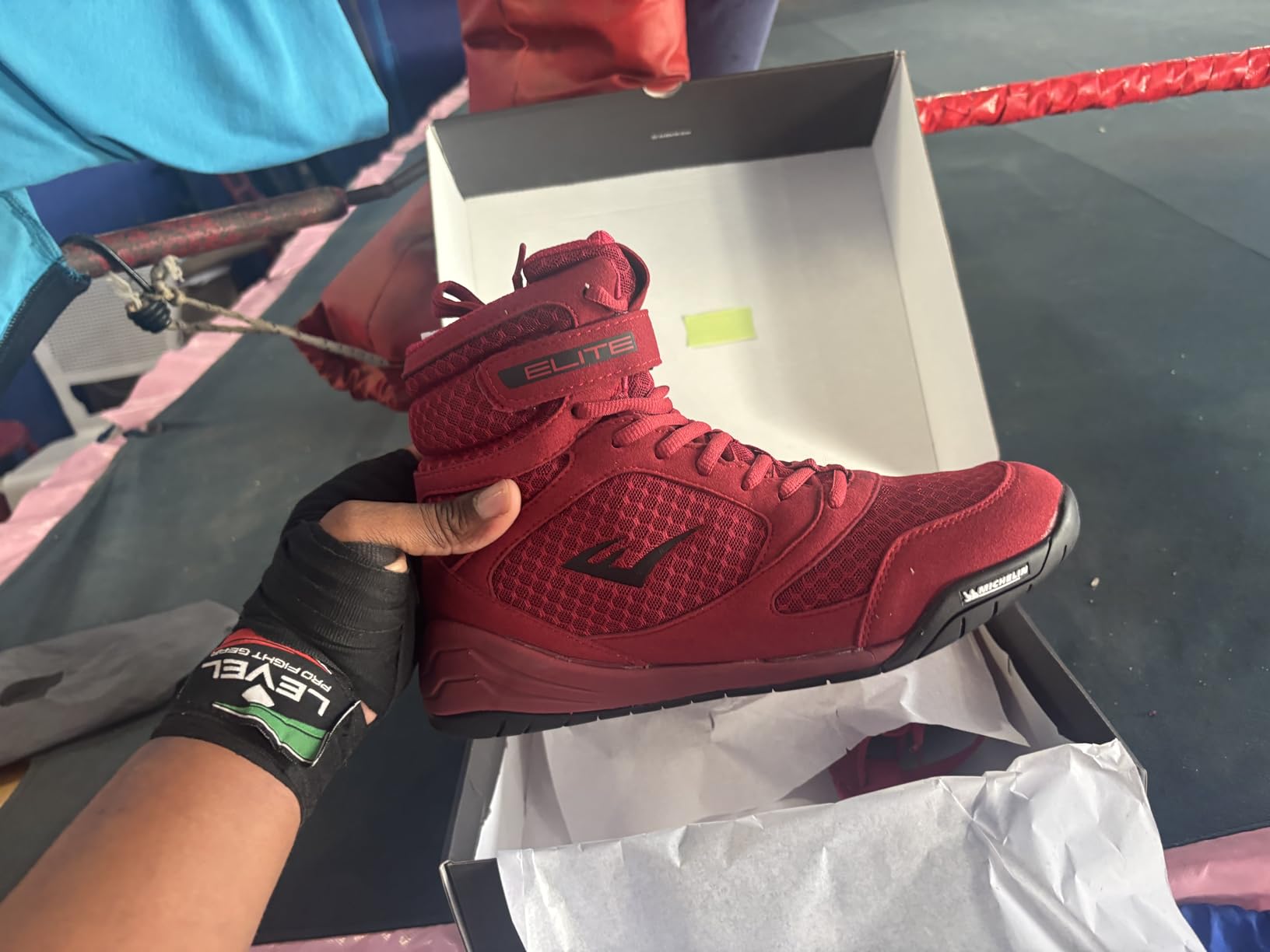 Everlast Elite V2 Boxing Shoes: Your Ultimate Training Companion for Excellence and Durability customer photo 1