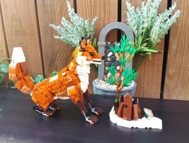 Creator 3 in 1 Forest Animals Red Fox Toys - Building Toys for Kids, Boys & Girls, Ages 9+ - W/ 3 Building Options into Fox, Owl, or Squirrel - Gift for Birthdays - 31154 customer photo 2