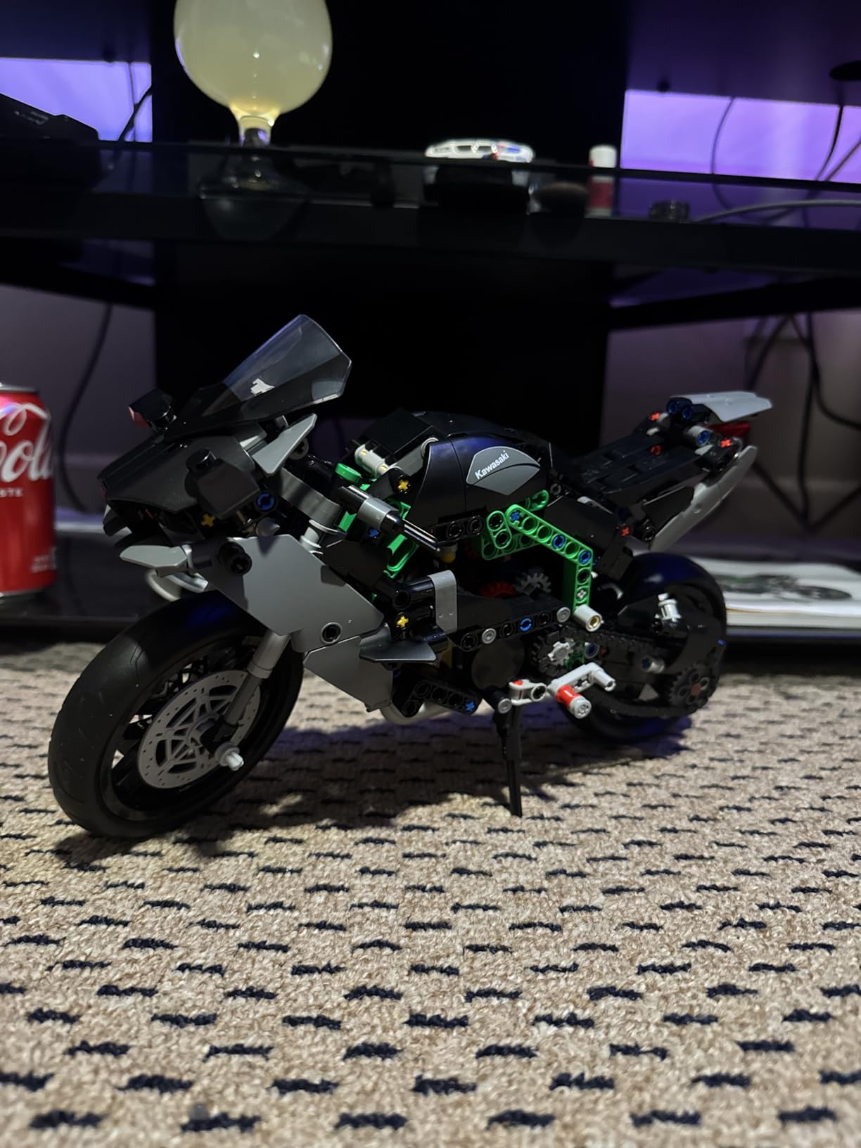LEGO Technic Kawasaki Ninja H2R Motorcycle Toy, 42170 customer photo 1