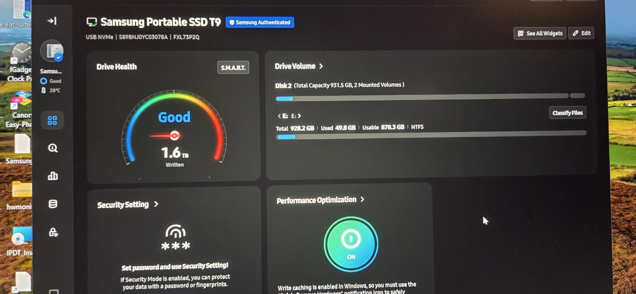 Samsung T9 Portable SSD 2TB, USB 3.2 Gen 2x2 External Solid State Drive, Seq. Read Speeds Up to 2,000MB/s for Gaming, Students and Professionals, MU-PG2T0B/AM, Black customer photo 2