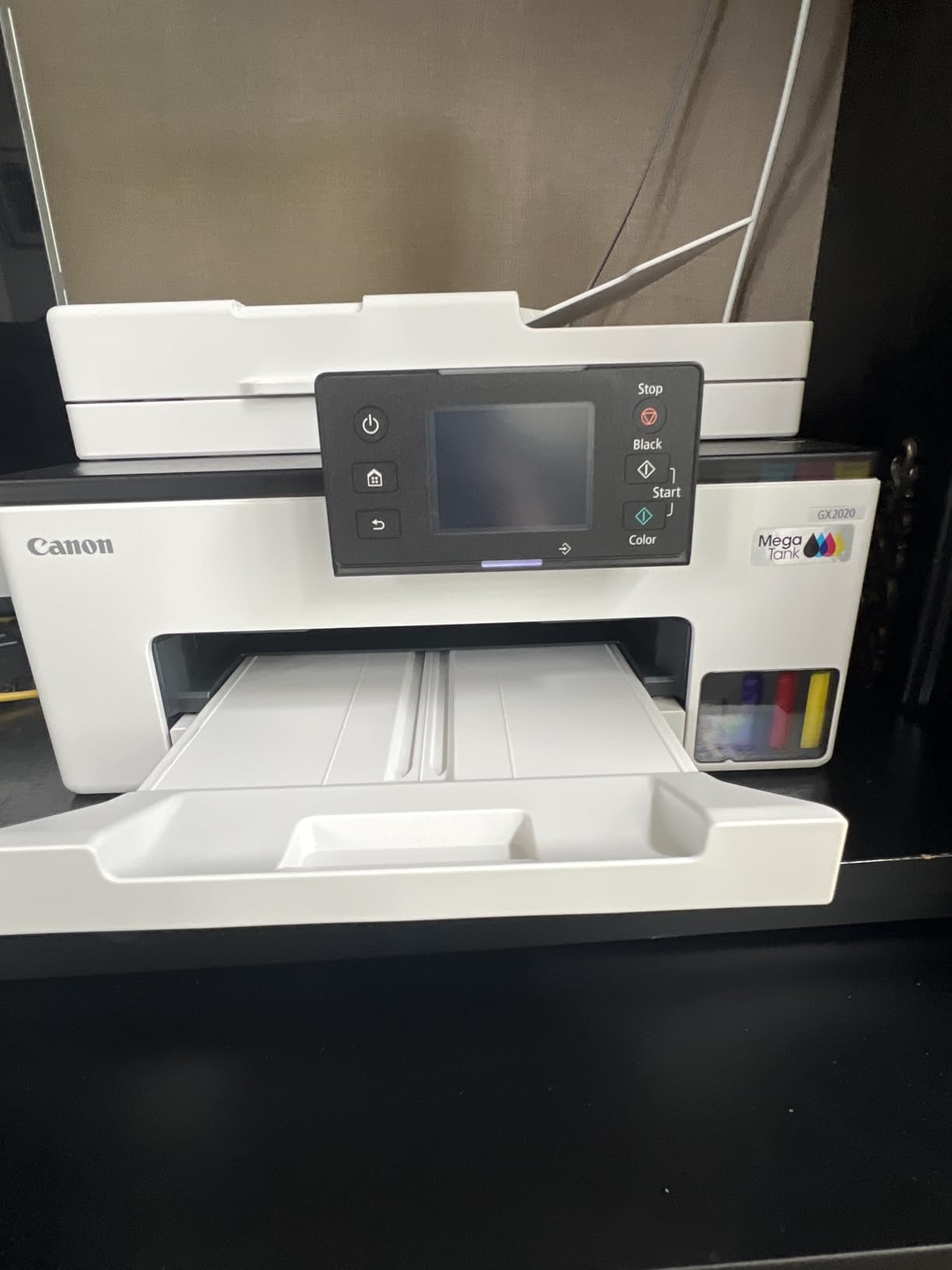 Canon MegaTank MAXIFY GX2020 All-in-One Wireless Color Printer - Print, Copy, Scan with Duplex Printing - Refillable Tank System customer photo 2