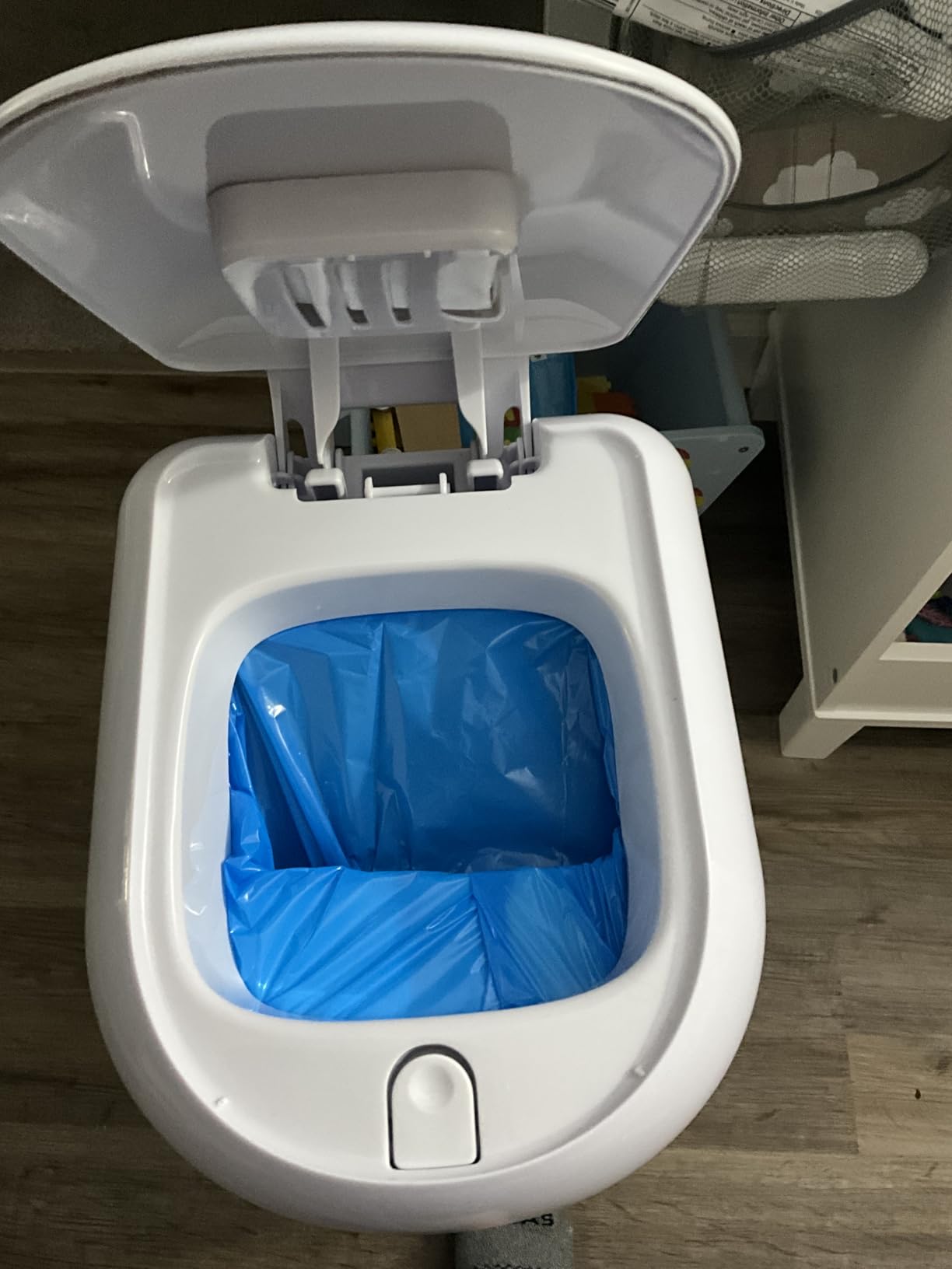 Diaper Genie Platinum Pail (Lily White) - Stainless Steel with Easy Roll Refill customer photo 1