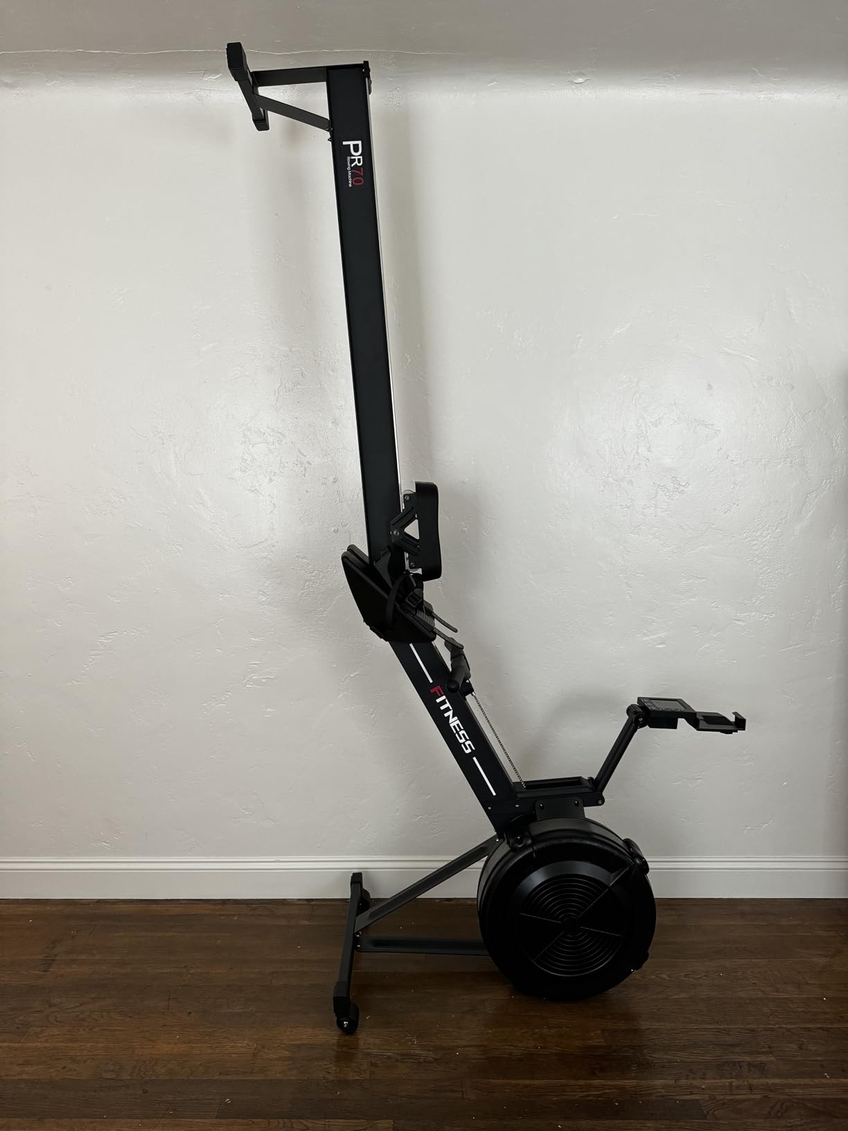 PASYOU Air Rowing Machine for Home,10-Level Resistance 350lb Load Rower Machine,Foldable Row Machines Commercial with 47in Rail and Bluetooth Backlit Monitor, Adjustable Tablet Holder PR70 customer photo 2