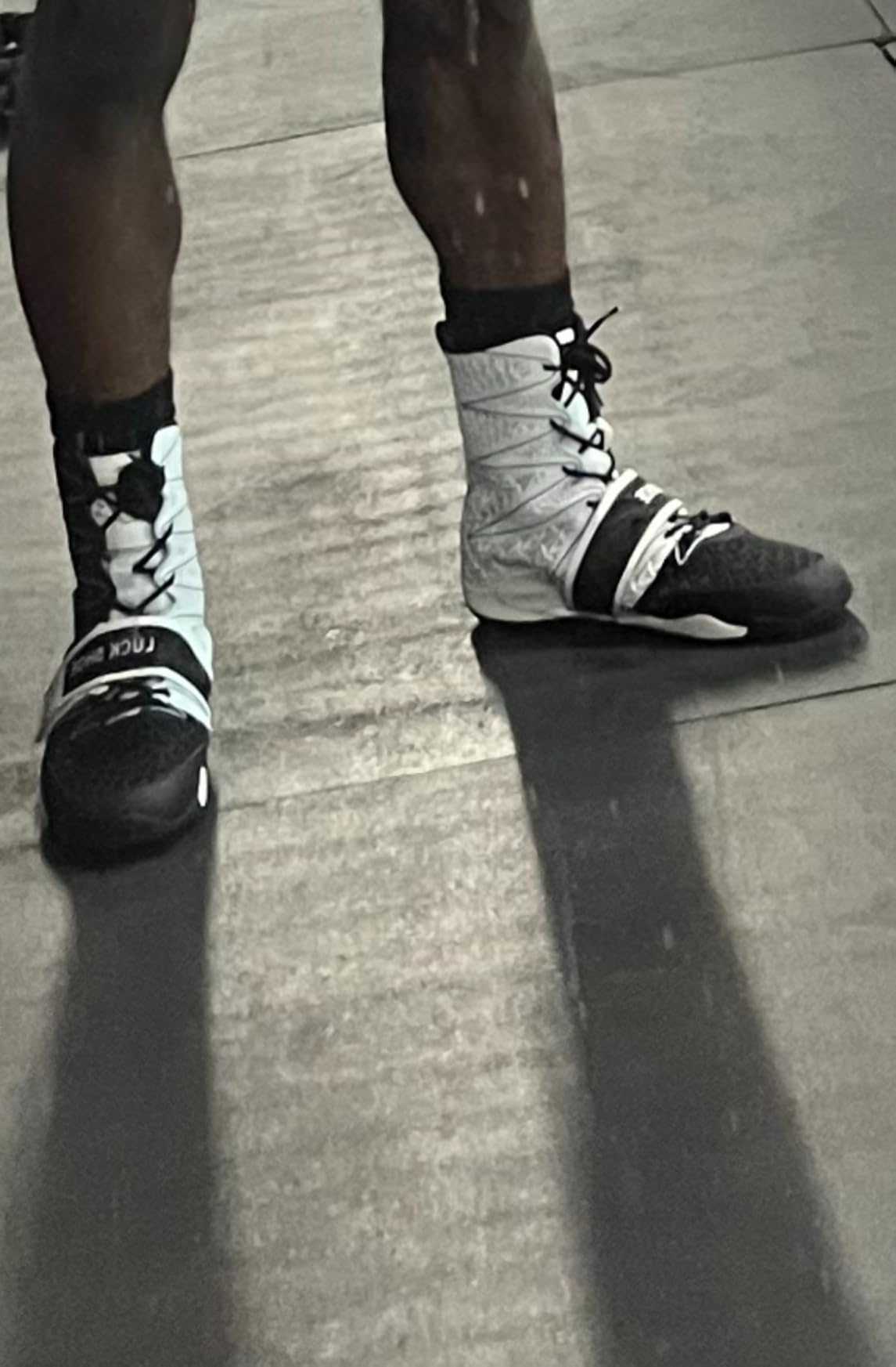 Boxing Shoes for Men High Top Gym Shoes Fighting Sports Training Footwear LS308 customer photo 1