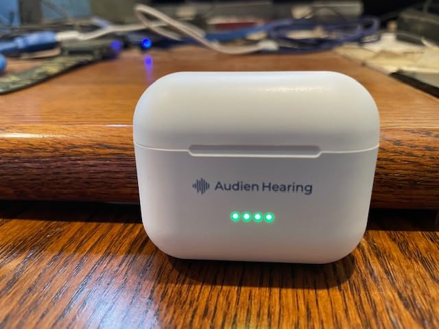Audien Atom Pro 2 Hearing Aid - Wireless Rechargeable OTC Hearing Aids for Seniors & Adults, Nearly Invisible, Premium Comfort Design customer photo 2