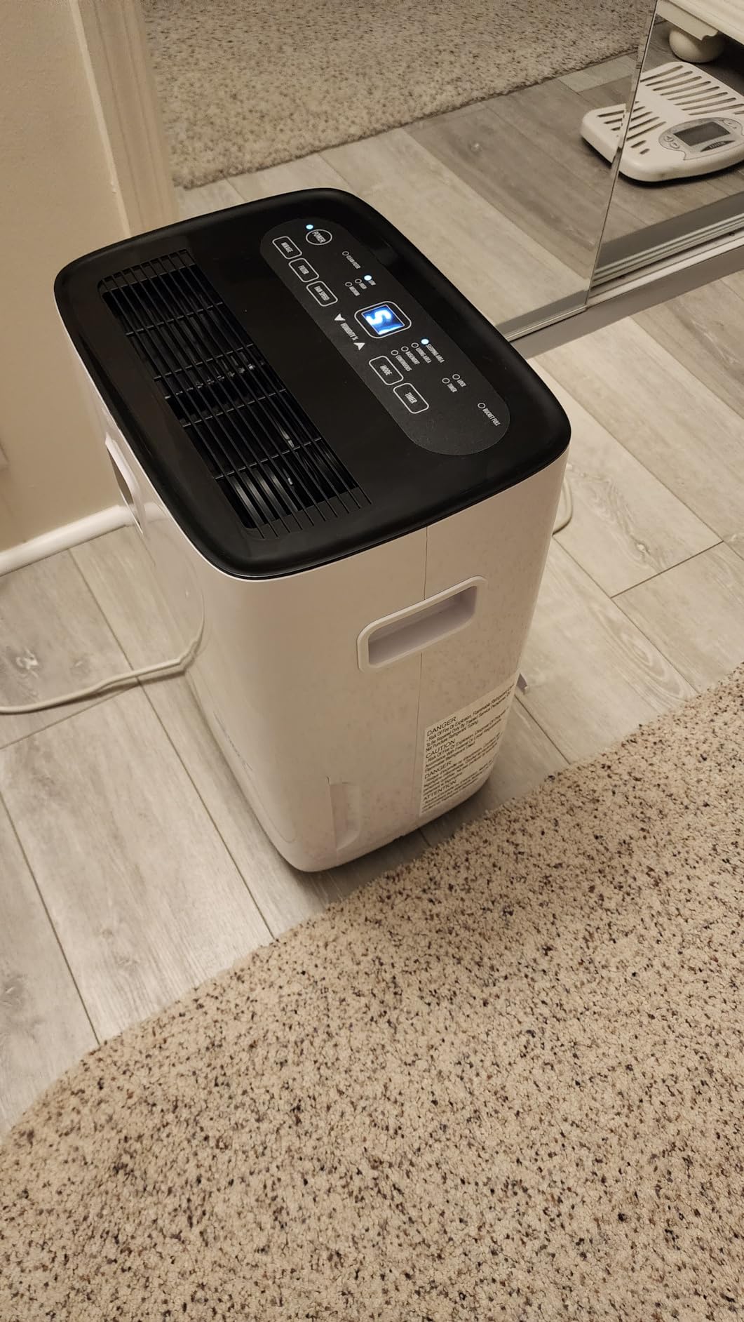 Yaufey 5000 Sq. Ft. Energy Star Certified Dehumidifier, Max 80 Pints Dehumidifier for Basement with Drain Hose, Smart Compressor with Intelligent Humidity Control customer photo 2