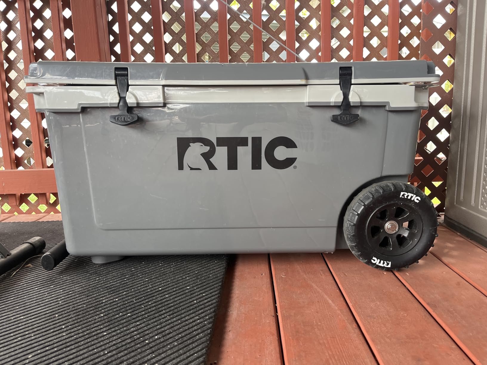 RTIC 72 Quart Ultra-Light Wheeled Cooler Hard Insulated Portable Ice Chest Box for Beach, Drink, Beverage, Camping, Picnic, Fishing, Boat, Barbecue, 30% Lighter Than Rotomolded Coolers customer photo 1
