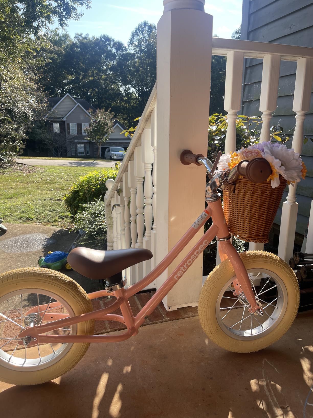 Retrospec Baby Beaumont Kids' Balance Bike for Toddlers, No Pedals, Cushioning Air Filled Tires for Boys and Girls Ages 18 Months - 3 Years, with Adjustable Seat Height customer photo 2
