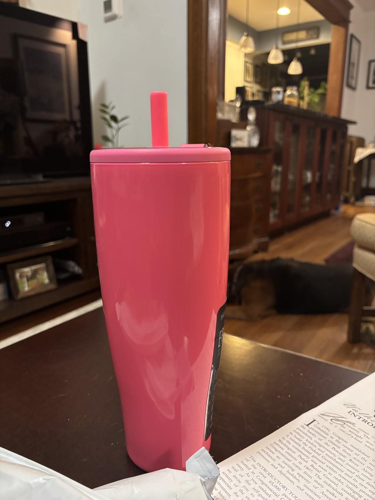 BrüMate Era 40 oz Tumbler with Handle and Straw | 100% Leakproof Insulated Water Bottle Tumbler with Lid and Flexible SoftSip Straw | Made of Stainless Steel | Cup Holder Friendly | 40oz (Mocha) customer photo 1