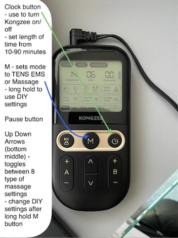 4 in 1 - D.I.Y & Tens Unit & EMS & Massage Muscle Stimulator, Dual Channel TENS Units Therapy Machine for Pain Relief customer photo 1