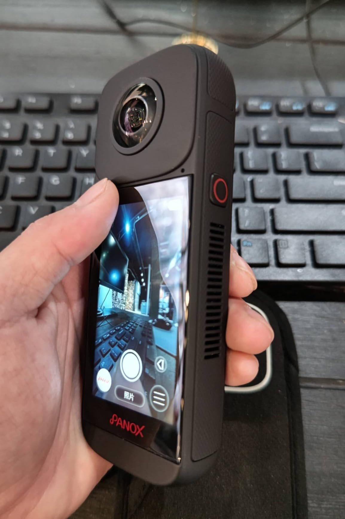 PANOX V2 360 Camera for Motorcycle - 72MP Photo, 5.7K Video, 4K Live 360 Camera, GPS Panorama, Android 10 OS, AI Editing, Stabilization, and Multi-Platform Live Streaming customer photo 2