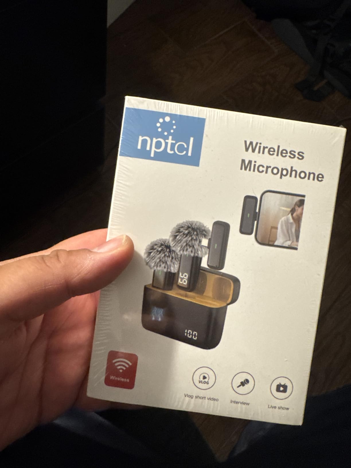 NPTCL Wireless Lavalier Microphone for iPhone Android Phone - USB Type C Mini Microphone with 24H Charging Case Noise Reduction for Video Recording Vlog YouTube TikTok customer photo 2
