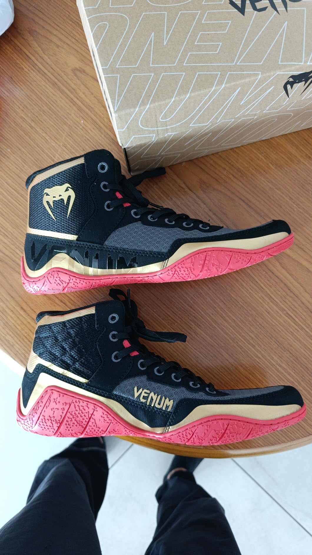 Venum Unisex-Adult Men's Women's Wrestling Boxing Elite Shoe customer photo 1