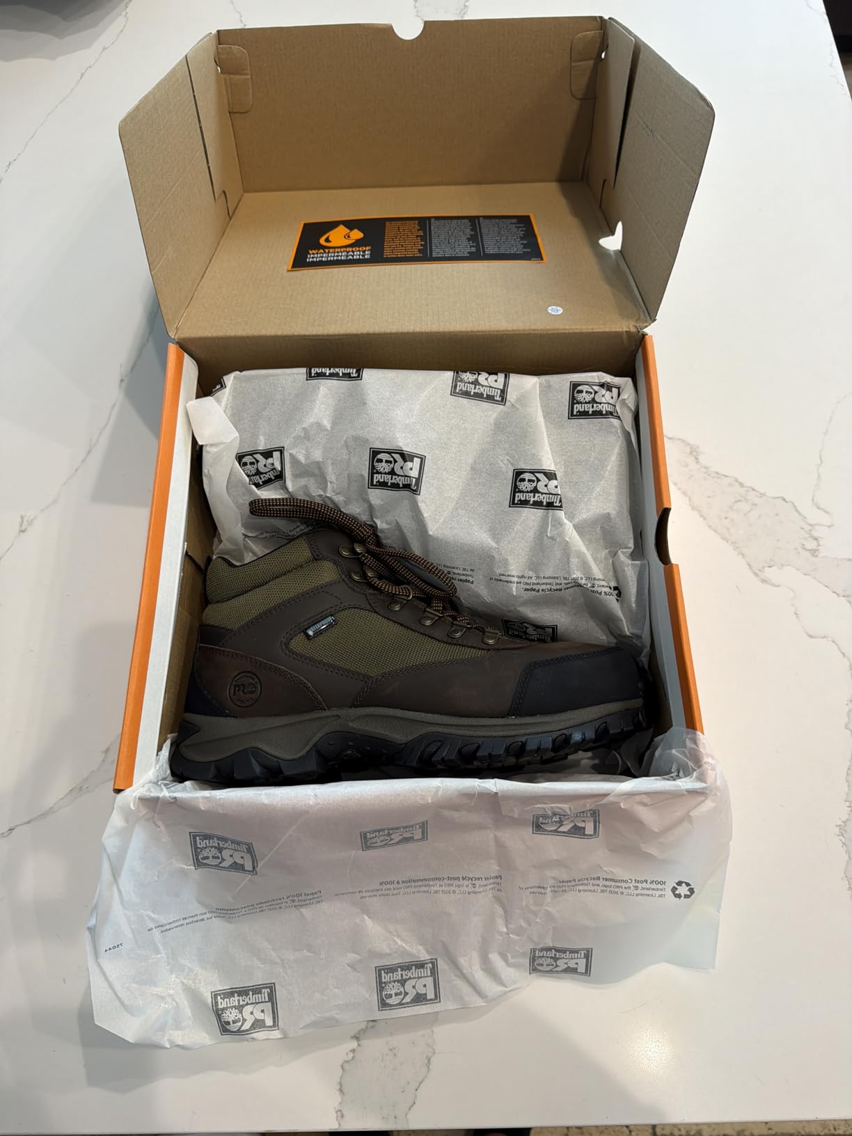 Timberland PRO Mens Keele Ridge Steel Safety Toe Waterproof Industrial Hiking customer photo 1