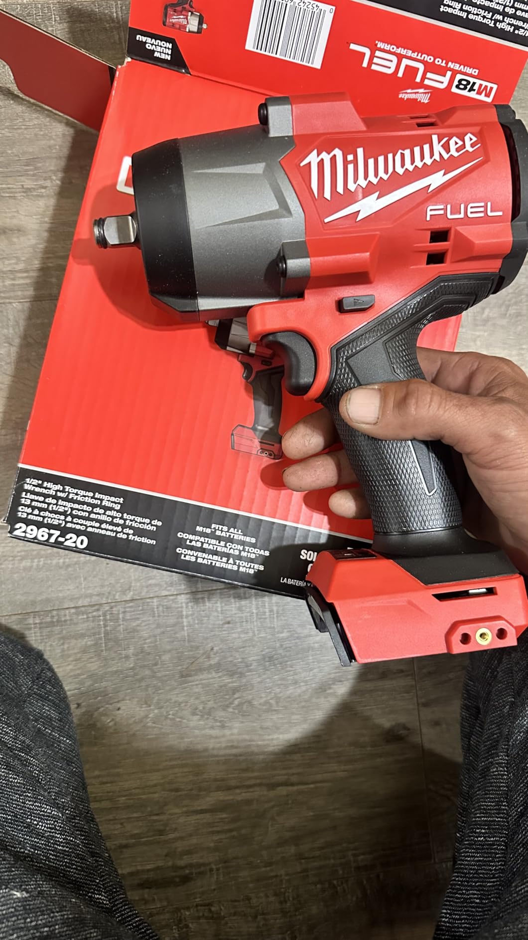 Milwaukee Electric - M18 Fuel 1/2 HIGH Torque Impact Wrench W/FRICTION customer photo 1