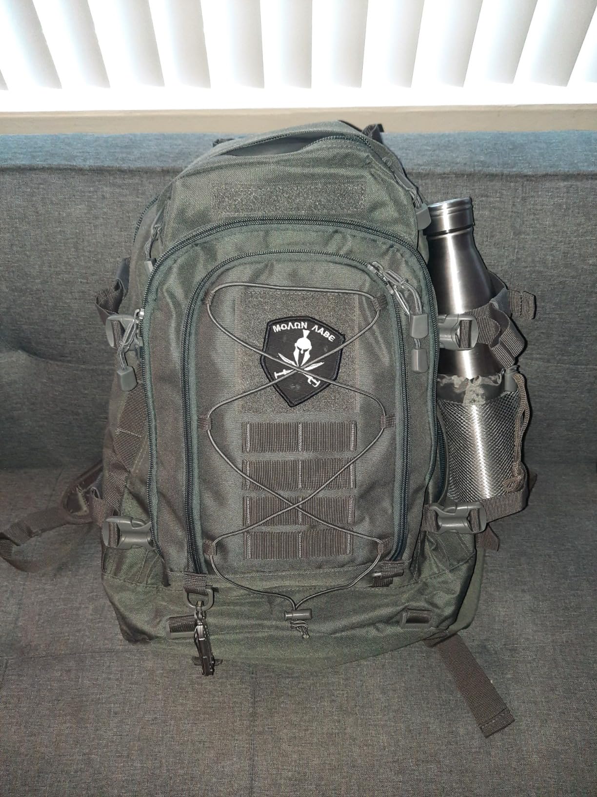 Miramrax Tactical Backpack Military Army Daypack - Assault Pack for Men Molle Backpacks Bug Out Bag 3 Day Pack for Hiking Camping Travel Hunting Rucksack Trekking Black customer photo 2