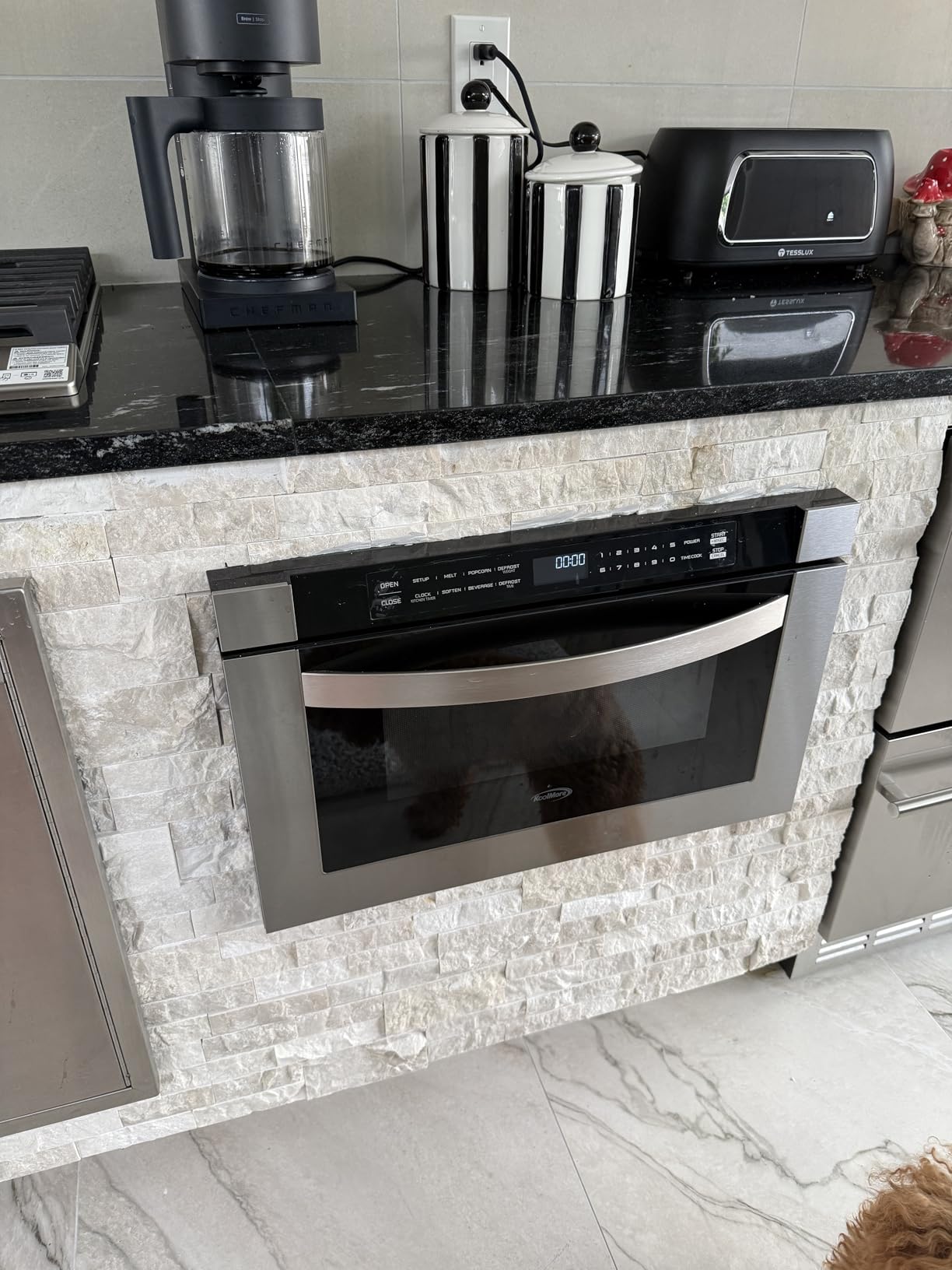 KoolMore 30 in. Microwave Drawer, 1.2 cu. ft. Capacity in Stainless-Steel (KM-MD30-SS) customer photo 1