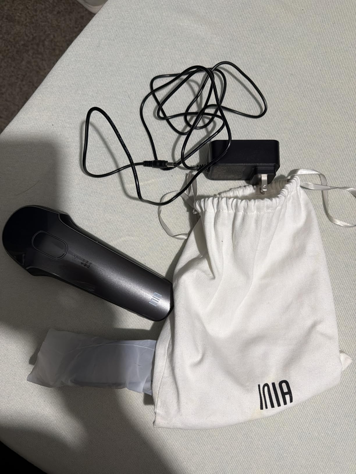 INIA Laser Hair Removal with Ice-Cooling Care for Women and Men, HAUTE Pro Painless at-Home IPL Hair Remover for Coarse Hair in Bikini All Body Areas, Latest Generation for Effective Results (Pink) customer photo 2