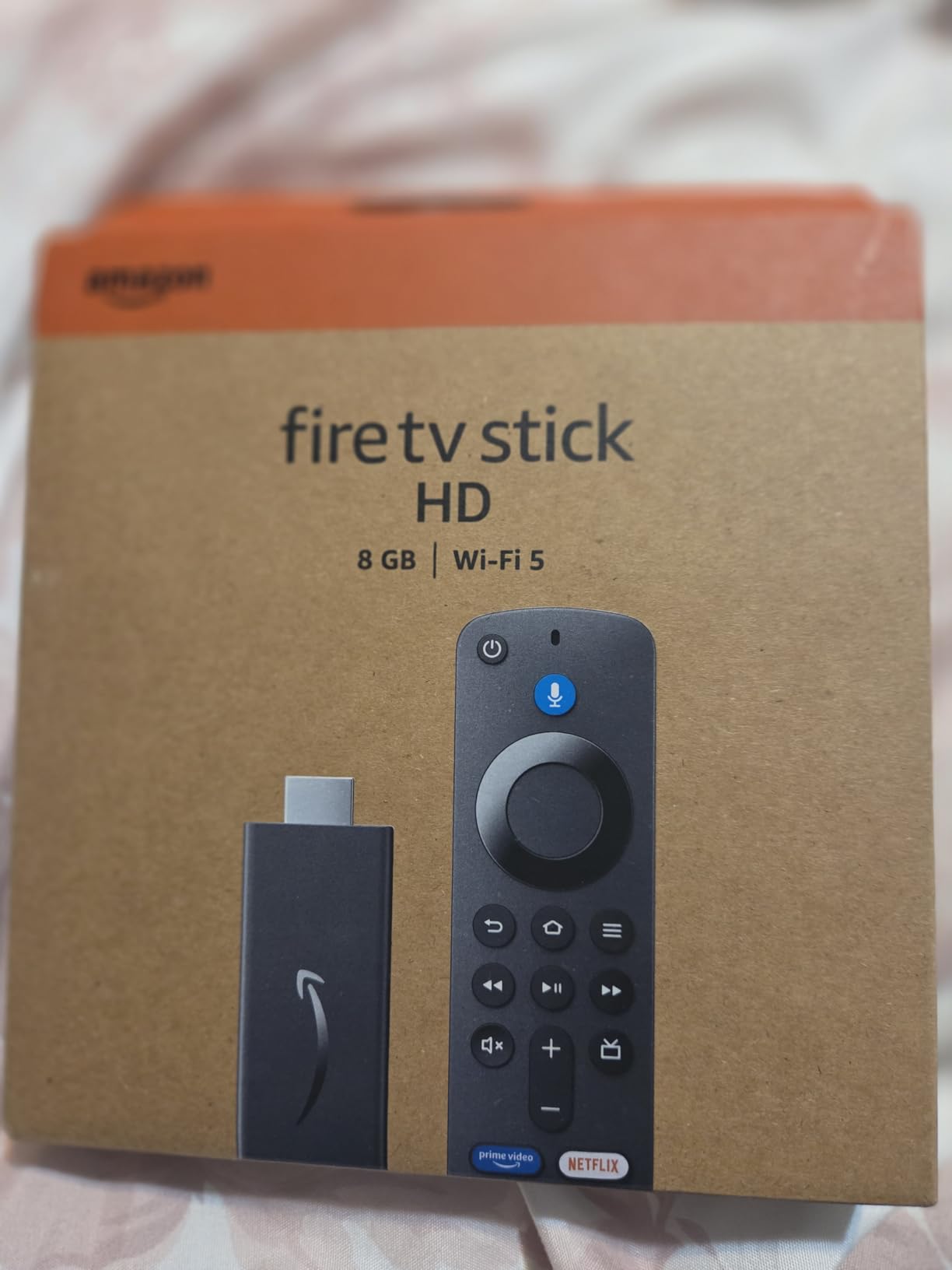 Fire TV Stick HD, free and live TV, Alexa Voice Remote, smart home controls, HD streaming customer photo 1