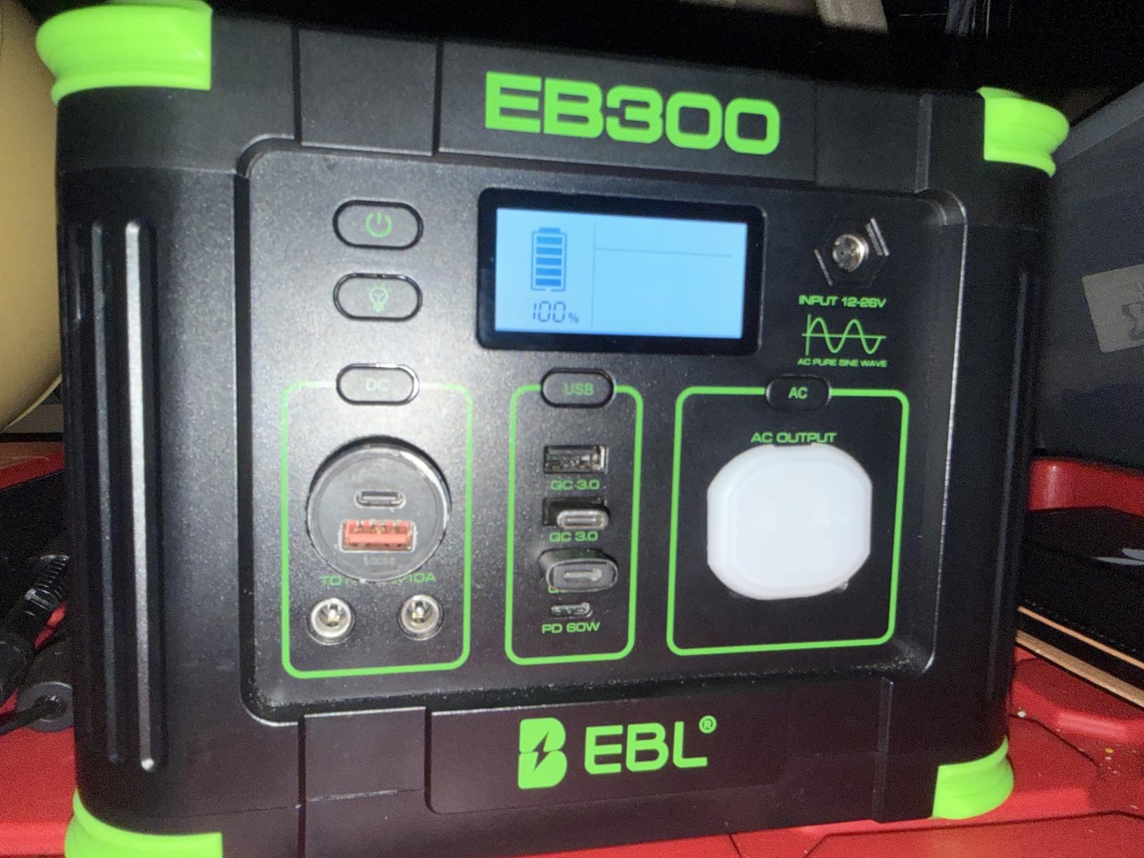 GRECELL Portable Power Station 300W, 288Wh Lithium Battery, 60W Fast Charging, Up to 300W(Peak 600W) AC Outlets customer photo 1