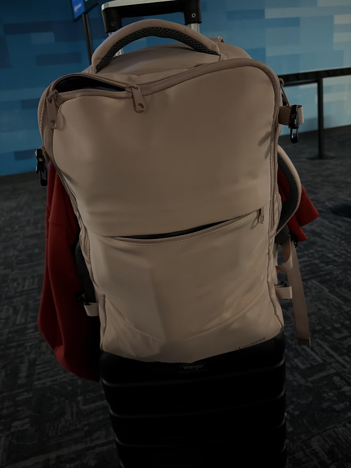 Taygeer Travel Laptop Backpack for Men Women, Airplane Approved Travel Backpack Suitcase with Water Bottle Pocket, Lightweight College 35L Luggage Bag 15.6inch Laptop customer photo 1