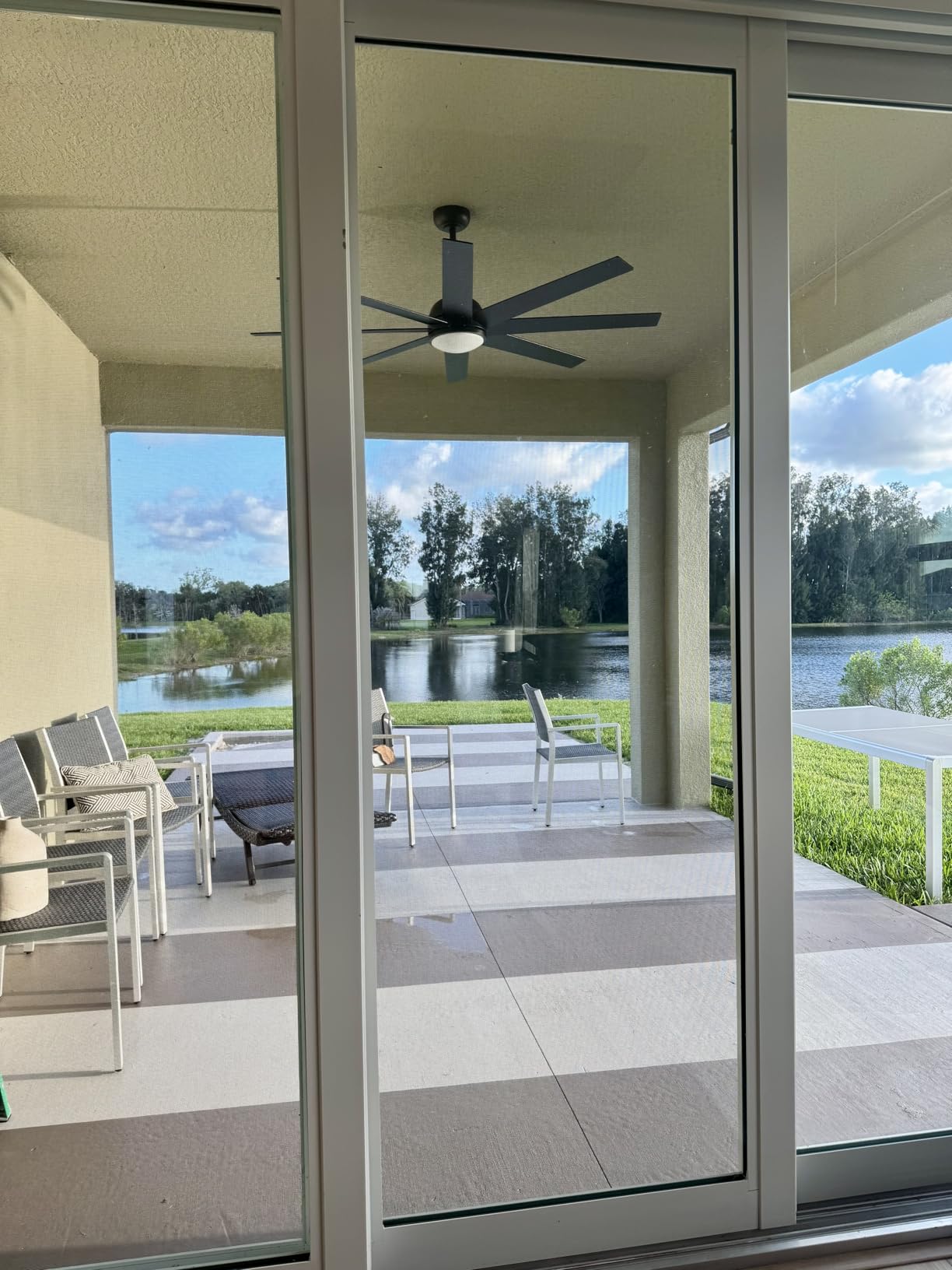 Fanbulous 65 Inch Ceiling Fans with Lights and Remote, Black Indoor/Outdoor Ceiling Fan with Quiet Reversible DC Motor, 6 Speeds, 3CCT, 8 Blades Large Ceiling Fan for Living Room Bedroom Patio customer photo 1