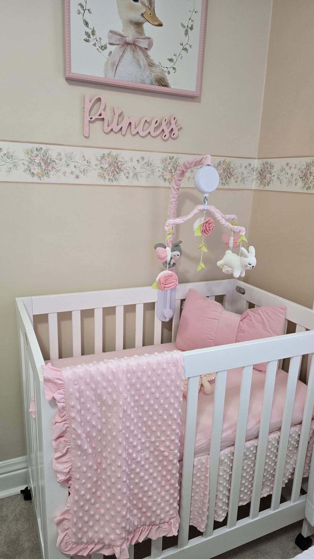Babyletto Origami Mini Portable Crib Folding with Wheels in Honey, 2 Adjustable Mattress Positions, Greenguard Gold Certified customer photo 2