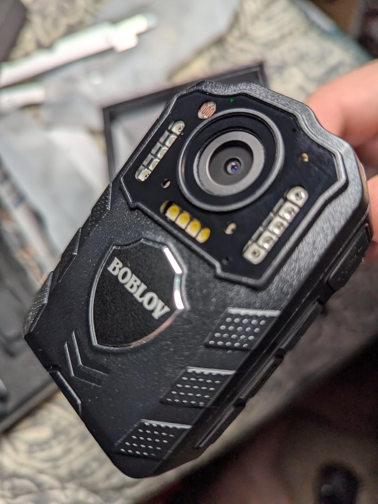 BOBLOV KJ25 1080P Body Cam, 3000mAh with 10-13Hrs Recording, Affordable Body Camera with Night Vision, for Hiking, Delivery, Law Enforcement, and Pet Walking (Card not Included) customer photo 1