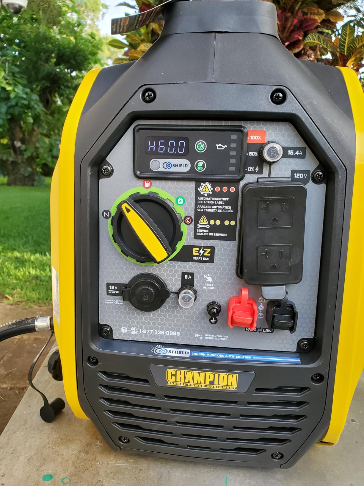 Champion Power Equipment 2500-Watt Dual Fuel Portable Inverter Generator with Quiet Technology and CO Shield customer photo 1